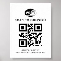 Wifi Password | QR Code Scan to Connect