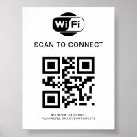Wifi Password | QR Code Scan to Connect 