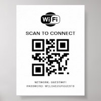 Wifi Password | QR Code Scan to Connect