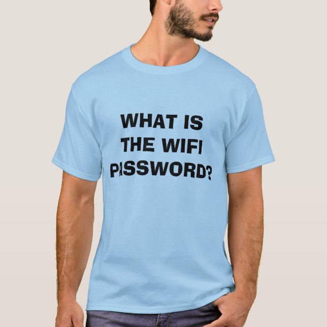 "Wifi Password" t-shirt (Front)