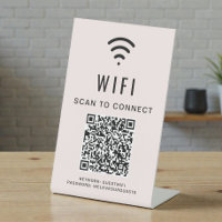 Wifi QR Code Scan To Connect Pink