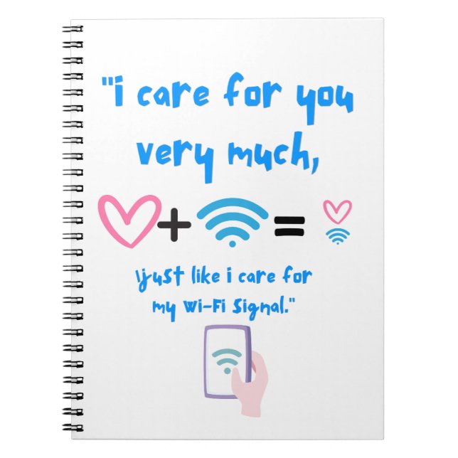 WIFI QUOTE NOTEBOOK (Front)