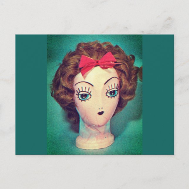 Wig Head Postcard (Front)