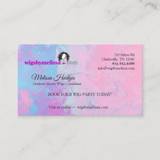 Wig Shop Business Card