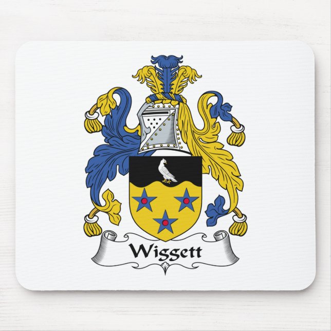 Wiggett Family Crest Mouse Pad (Front)