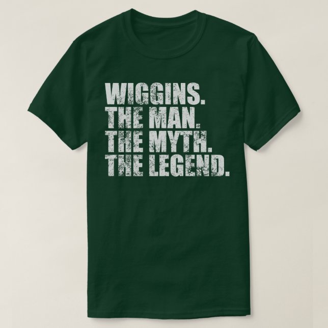 WigginsWiggins Family name Wiggins last Name Wiggi T-Shirt (Design Front)