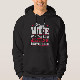 Wight Lifter Weightlifting Workout Bodybuilder Wif Hoodie