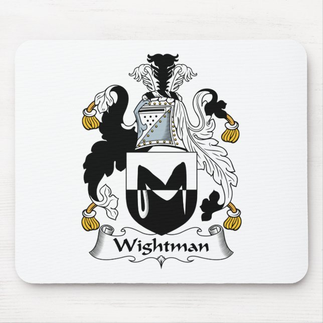 Wightman Family Crest Mouse Pad (Front)