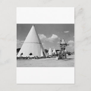 Wigwam Village, Cave City, Kentucky: 1940 Postcard