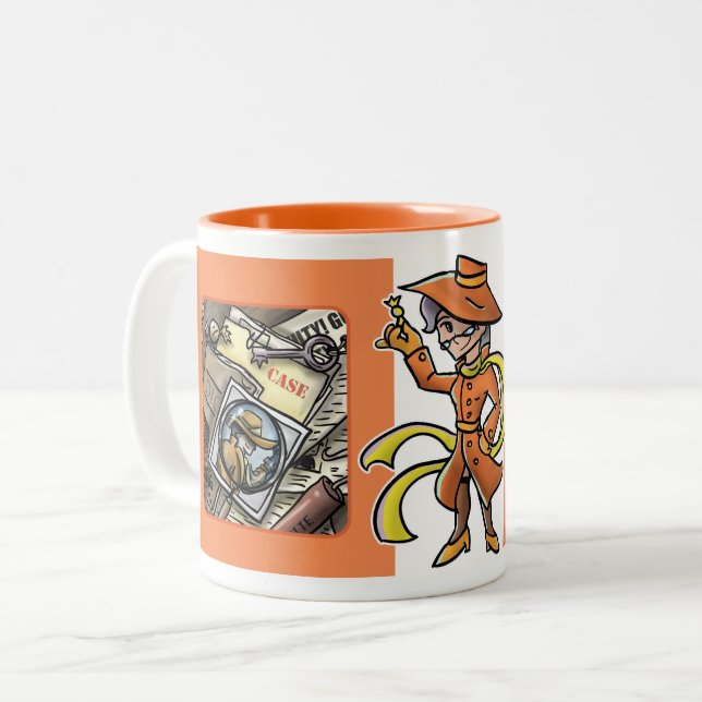 WiHCiCS?: Carmella SanFrancisco's Two-Tone Coffee Mug (Front Left)