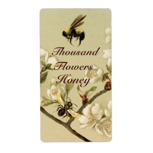 WIHITE SPRING FLOWERS AND HONEY BEE ,BEEKEEPER