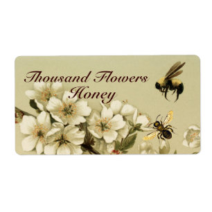 WIHITE SPRING FLOWERS AND HONEY BEE ,BEEKEEPER