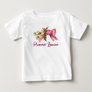 wihte flowers bouquet baby t-shirt