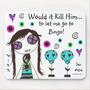 WIKH Ser#104 Girls Wanna Have Fun Too! Mouse Pad