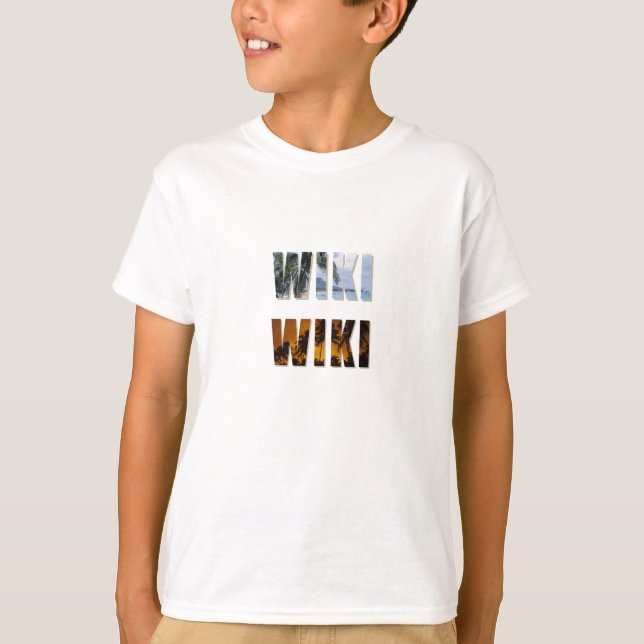 Wiki-Wiki Scenic Printed Sweatshirt T-Shirt (Front)