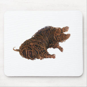 Wilbur - a discerning pig. mouse pad