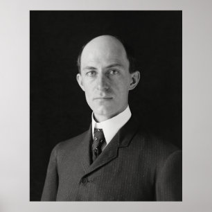 Wilbur Wright – Aviation Pioneer Portrait Poster
