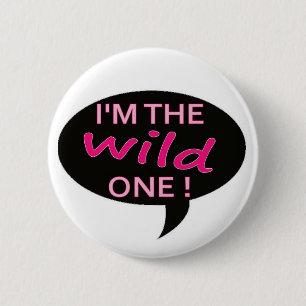 wild 6 cm round badge