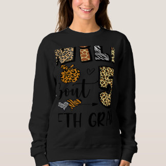 Wild About 5Th Fifth Grade Back To School Student  Sweatshirt