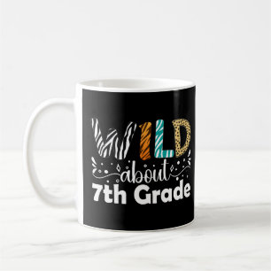 Wild About 7th Grade Funny Back To School Coffee Mug