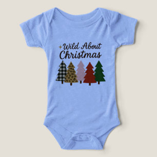 Wild about Christmas baby one piece infant
