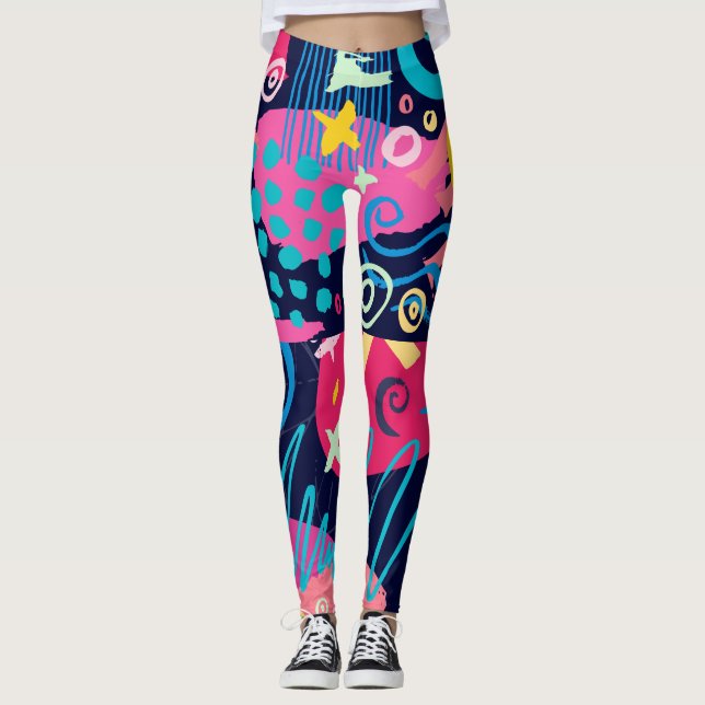 Wild About Colour Leggings (Front)
