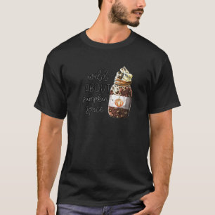 Wild About Pumpkin Spice Leopard Print Pumpkins Au T-Shirt