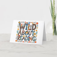 Wild About Reading Cute Jungle Animals Book Lover