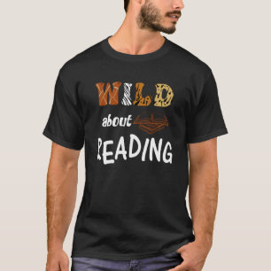 Wild About Reading Dr Teacher book Bookworm Libra T-Shirt