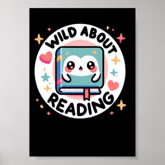 Wild About Reading English Teacher Elementary Gram Poster
