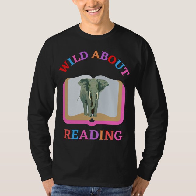 WILD ABOUT READING T-Shirt (Front)
