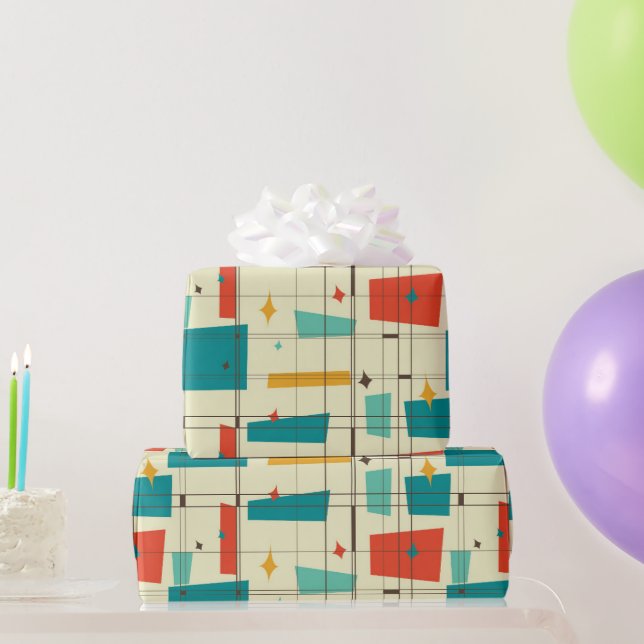 Wild About Retro Wrapping Paper (Party Gifts)