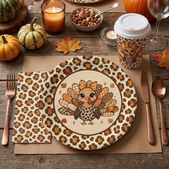 Wild About Turkey  Paper Plate (Creator Uploaded)