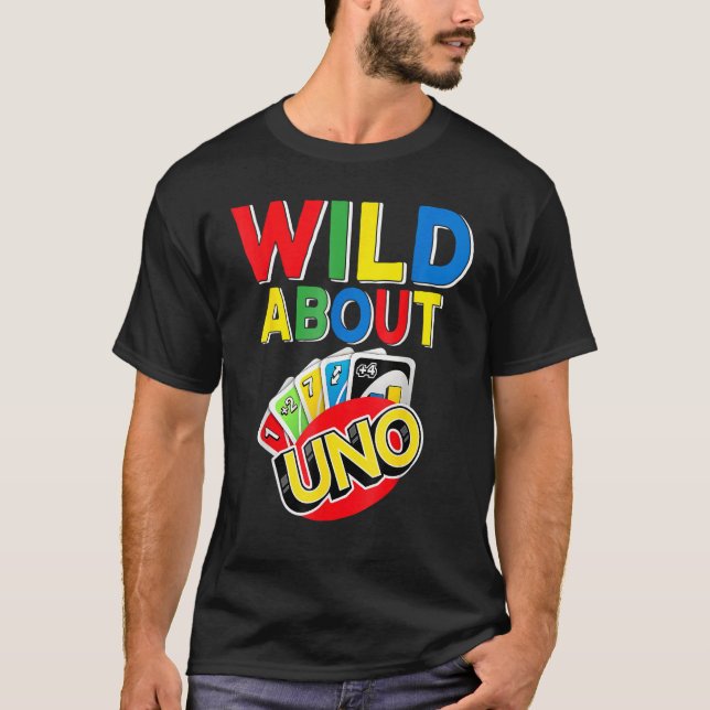 Wild About Uno Party Decorations 1st Birthday Outf T-Shirt (Front)