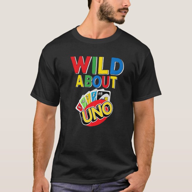 Wild About Uno Party Decorations 1st Birthday Outf T-Shirt (Front)