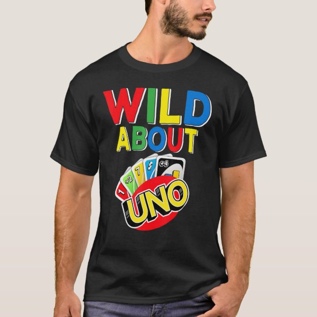 Wild About Uno Party Decorations 1st Birthday Outf T-Shirt (Front)