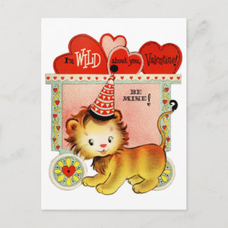 Wild About You | Valentine | Postcard