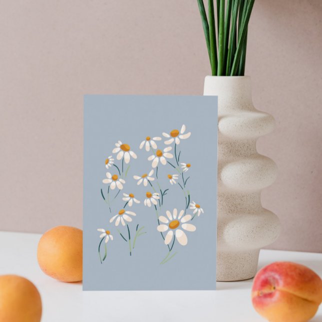 Wild Aesthetic Chamomile Camomile Delicate Flowers Postcard (Creator Uploaded)