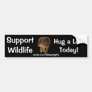 Wild Africa Animal-lovers Big Five Bumper Sticker