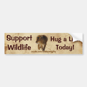 Wild Africa Animal-lovers Big Five Bumper Sticker