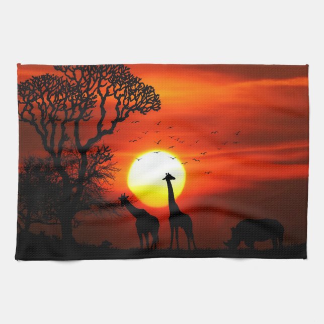 Wild Africa Kitchen Towels (Horizontal)