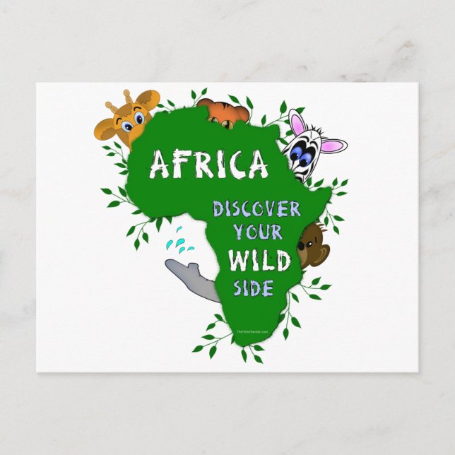 Wild Africa Postcard (Front)