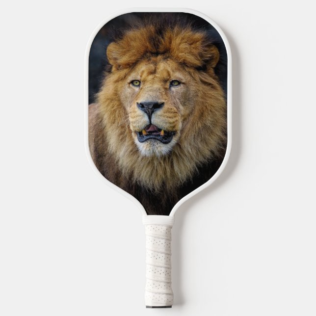 Wild African Lion Pickleball Paddles (Front)