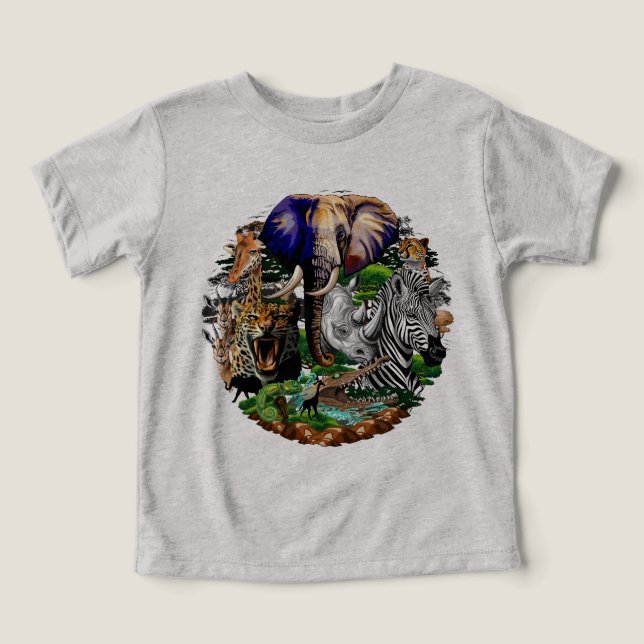 Wild African Savanna Animals (Design Front)