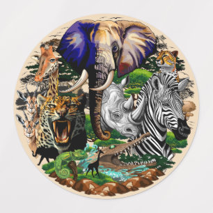 Wild African Savanna Animals
