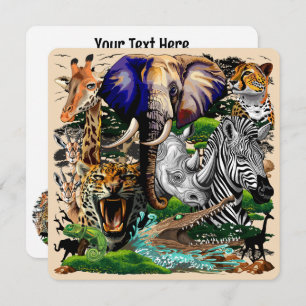 Wild African Savanna Animals