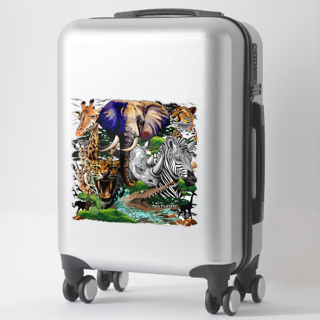 Wild African Savanna Animals (Suitcase)
