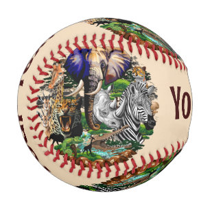 Wild African Savanna Animals Baseball