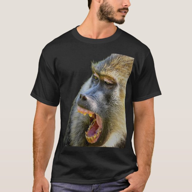 Wild and Bold – Baboon Printed Shirt (Front)