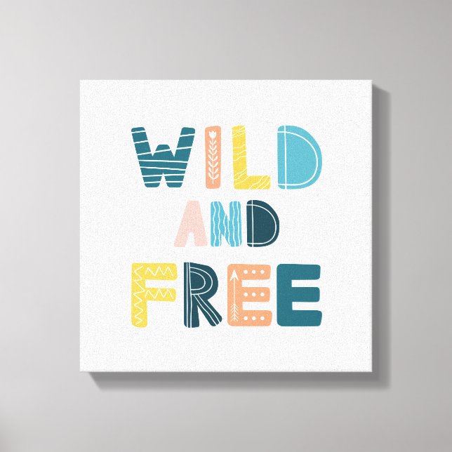 Wild and Free Canvas Print (Front)